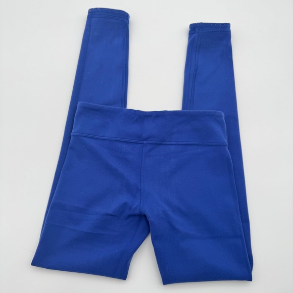 Ivivva by Lululemon Girls Reversible Leggings Black Royal Blue Size 10 - Picture 5 of 6
